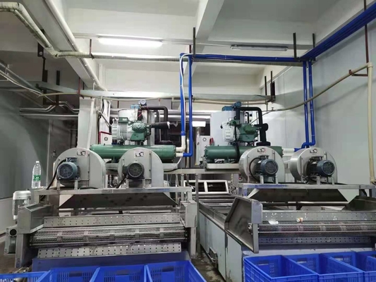 70kw 10ton Snowflake Ice Maker do chłodnicy owoców morza