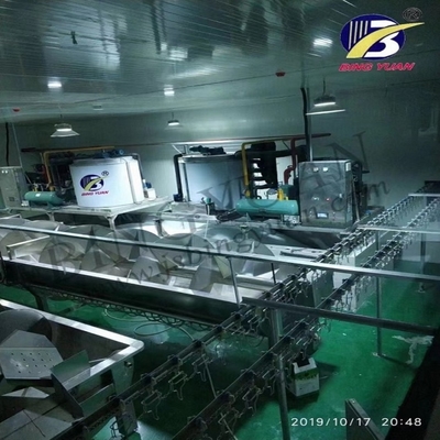 Chłodzenie wyparne 15 ton / dzień Urządzenie do produkcji płatków lodu Sterowanie PLC