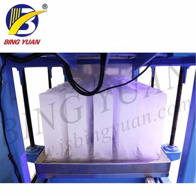 500KG 6KW R22 Komercyjna automatyczna maszyna do produkcji kostek lodu