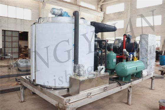 34.31KW 2200KG 10 tonowa kostkarka do lodu ze stali nierdzewnej