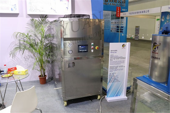 Chłodzenie powietrzem Maszyna do lodu z wodą morską 4,3 kW R404A
